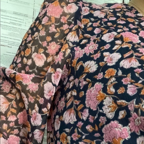 Floral Long Sleeve Dress - Picture 6 of 9